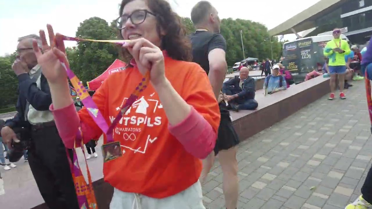 Ventspils pusmaratons 2024.&hellip;..fini&scaron;s uz 1:55:00 pacer