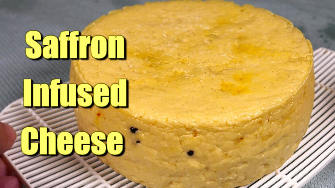 Making Saffron Infused Cheese