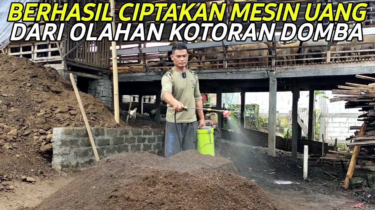 BERHASIL CIPTAKAN INOVASI KREATIF MENGOLAH KOTORAN DOMBA MENJADI PUPUK KOMPOS BERNILAI JUAL TINGGI