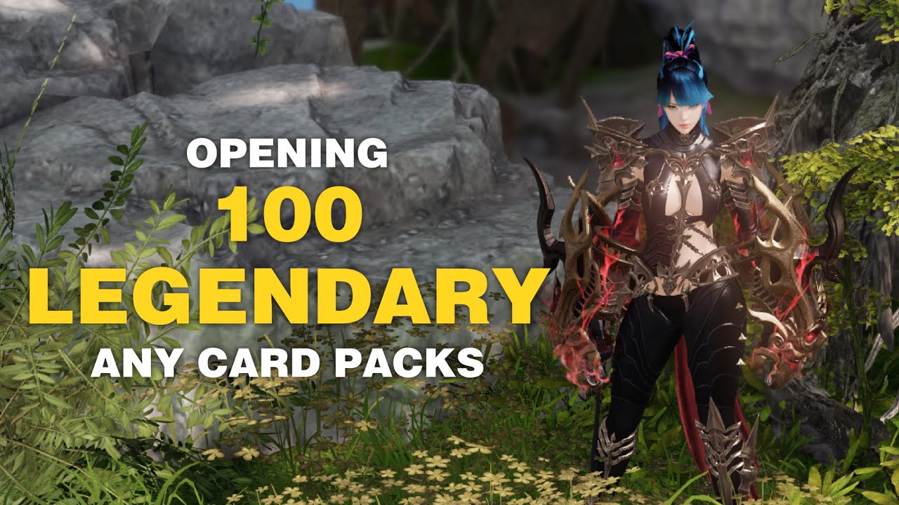 Lost Ark Opening 100 Legendary Any Card Packs