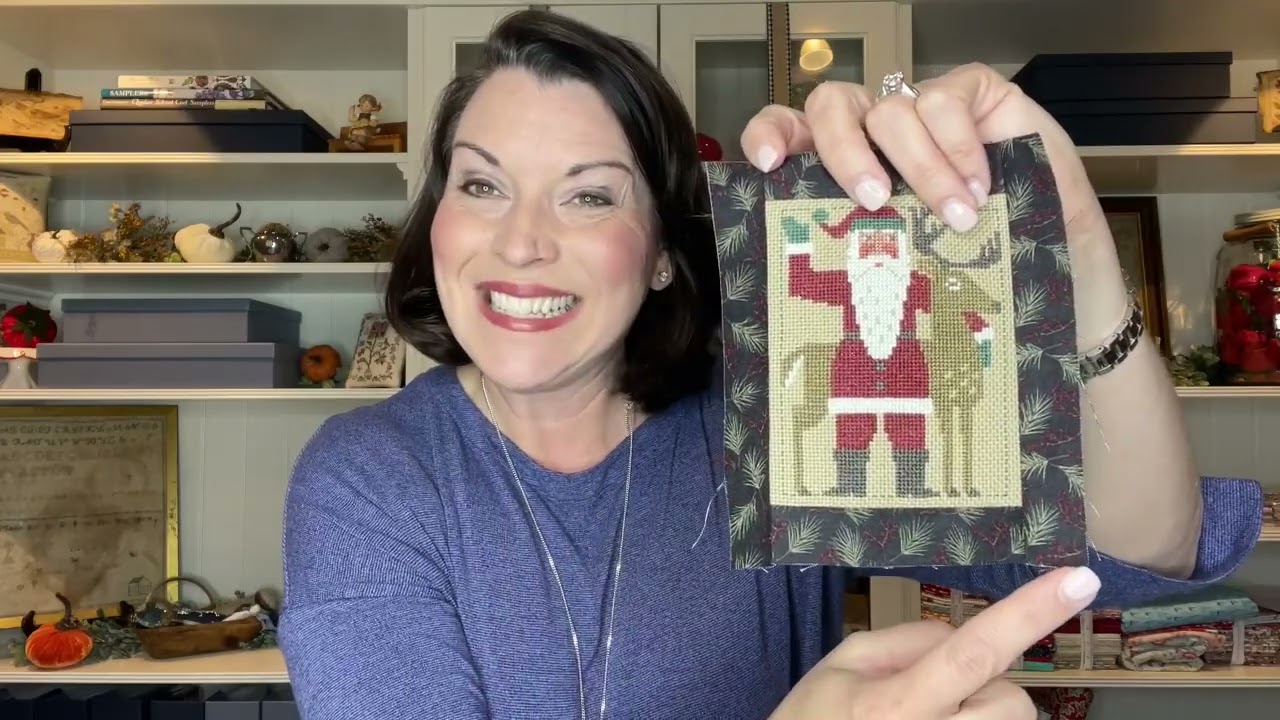 Flosstube 71 - Annie Saves a Cross Stitch Finish Disaster (cross stitch tutorial)