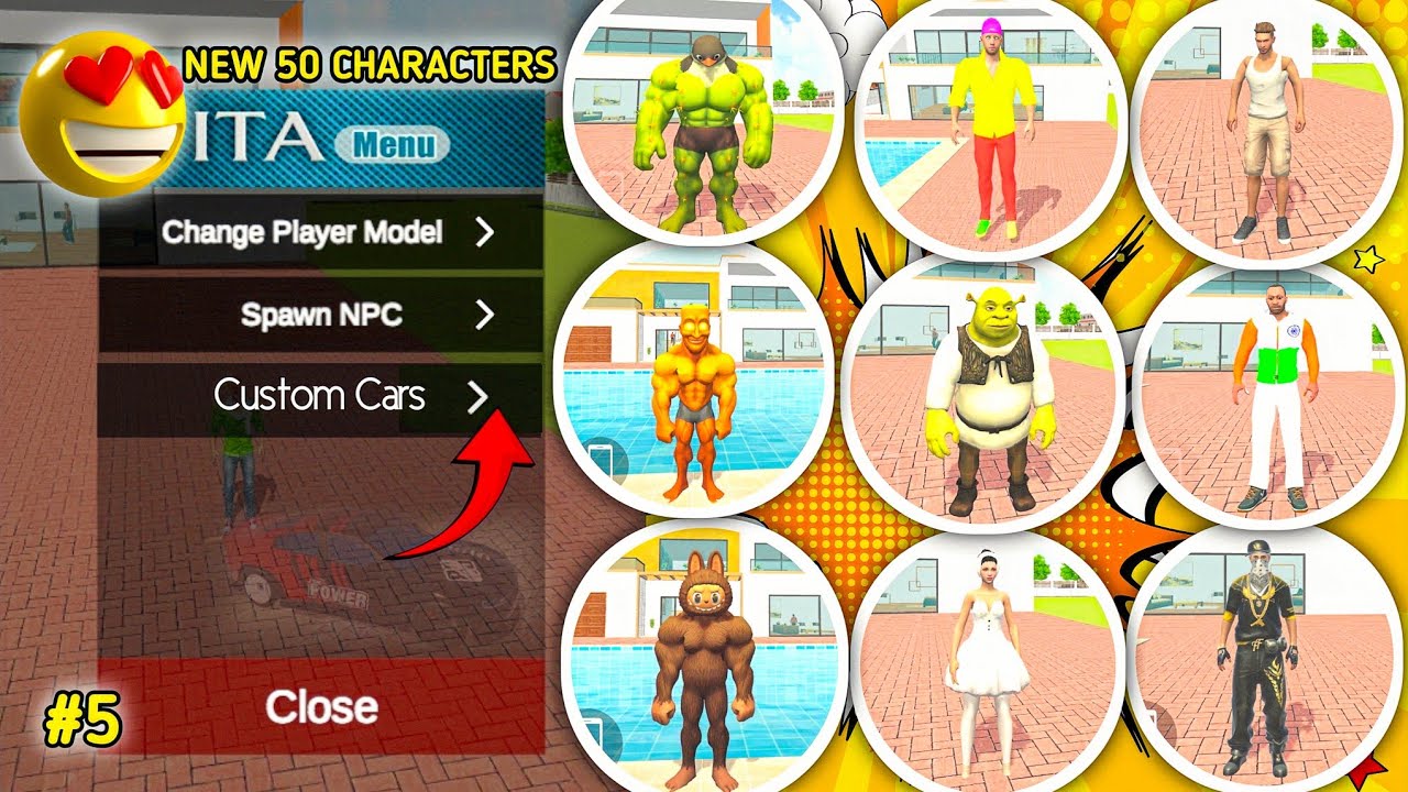 How To Add New Characters 🔥 in Indian theft auto | How to Add Custom Car | New Update | Cars Links  