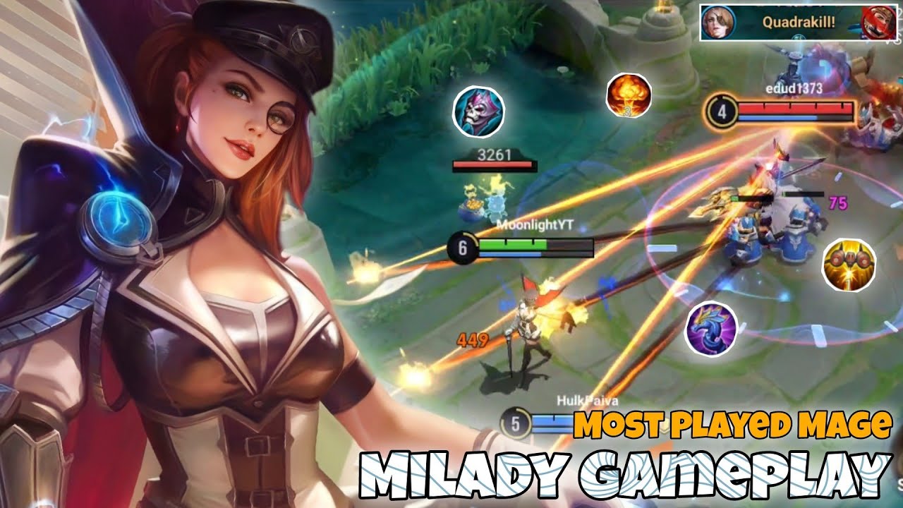 Milady Mid Lane Pro Gameplay | High Pick Rate Champ | Arena of Valor Liên Quân mobile CoT