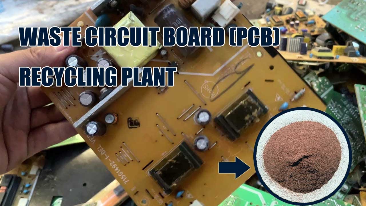 Waste Circuit Board (Pcb) Crushing, Sorting And Recycling Production Line - E Waste Recycling Plant