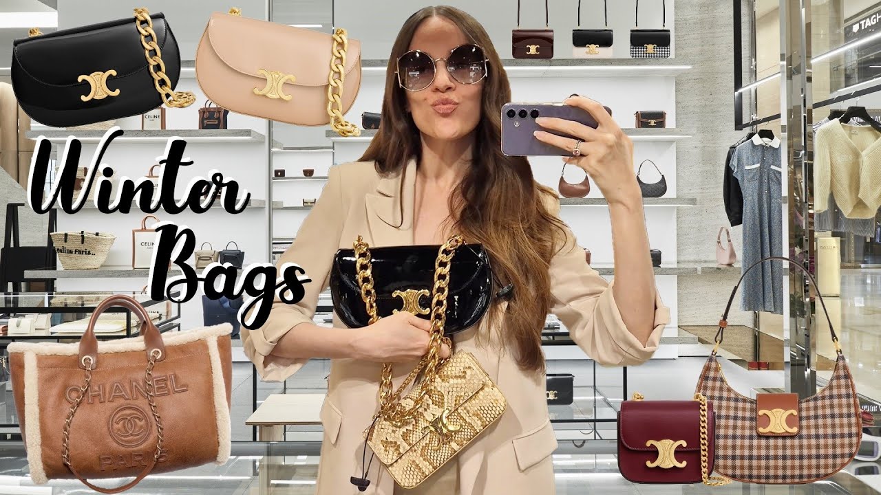 NEW WINTER BAGS 😍 Come Luxury Shopping at HARRODS with me!! 🔥 Celine, Chanel, Louis Vuitton & more!!