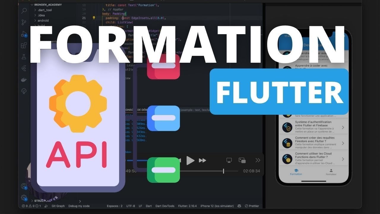 Flutter + API : Coder une application Flutter de Zéro avec une API