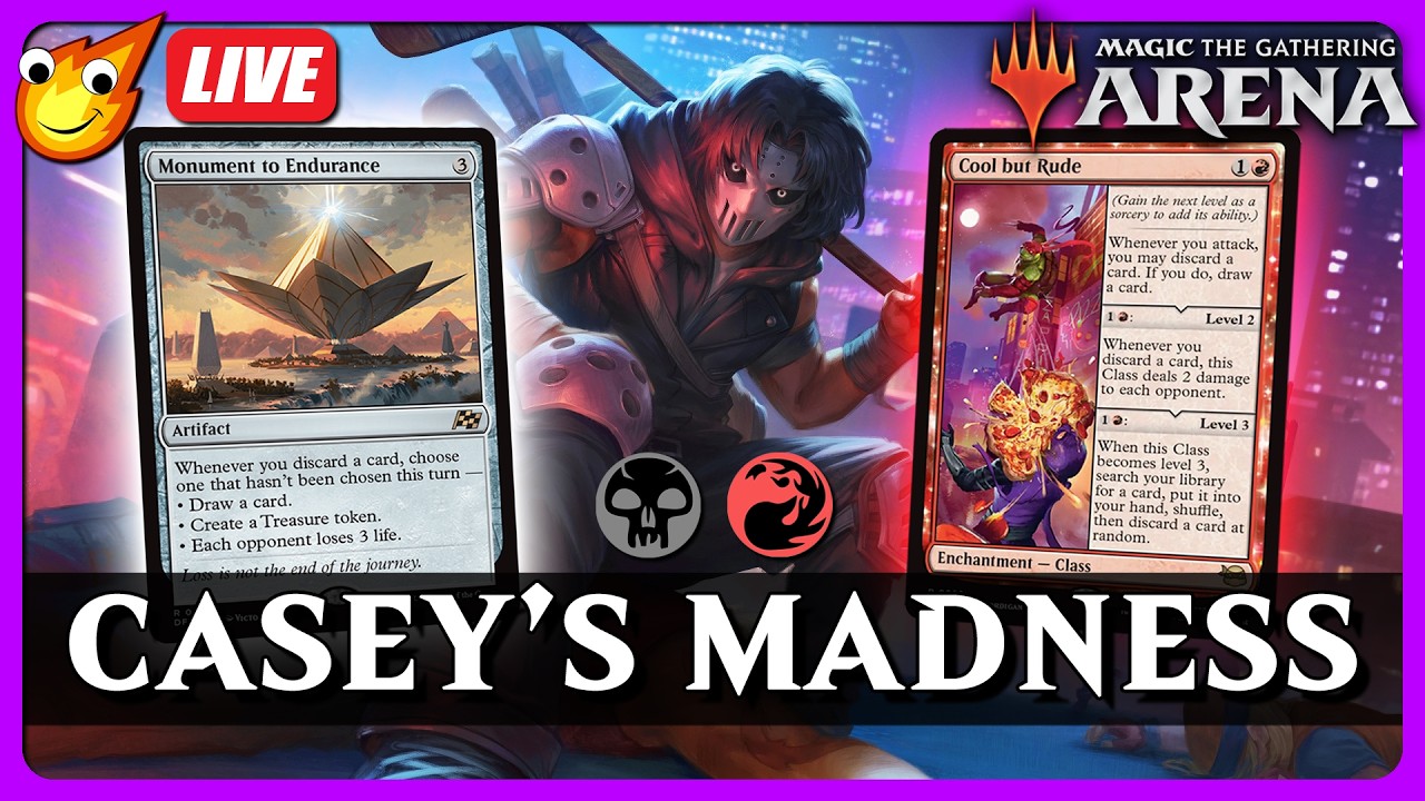 LIVE NOW | Casey Jones Leads Rakdos Madness | Budget Pioneer MTG Arena