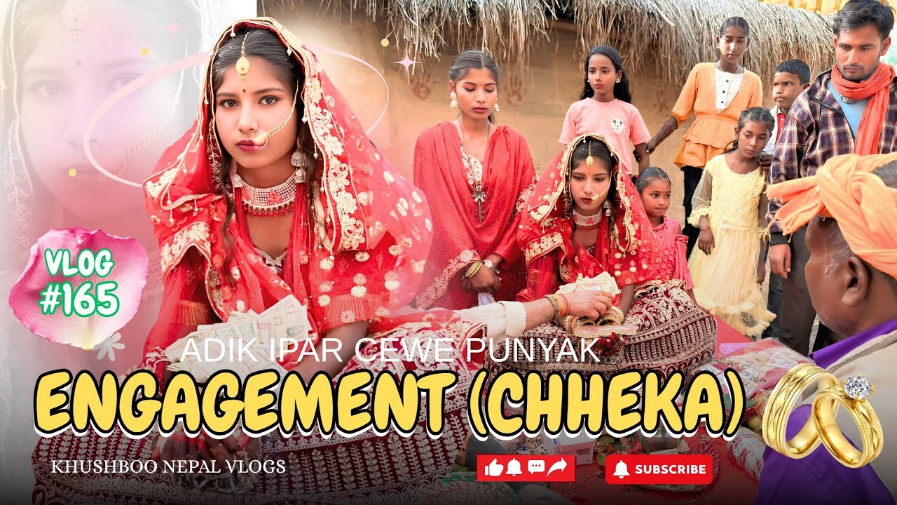 #vlog165 ENGAGEMENT “CHHEKA” ADAT TRADISI LAMARAN NEPAL MADESHI 🇳🇵