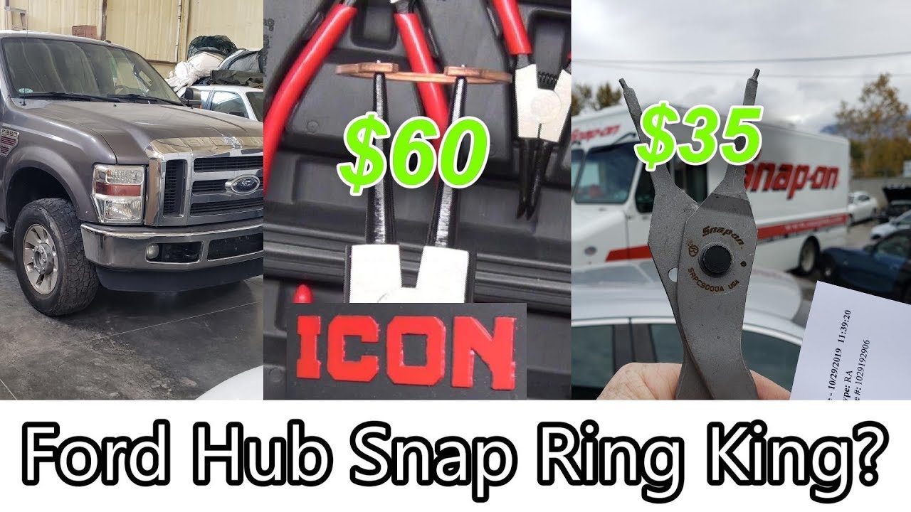 Ford Hub Vs  ICON Vs Snap On Snap Ring Pliers Review