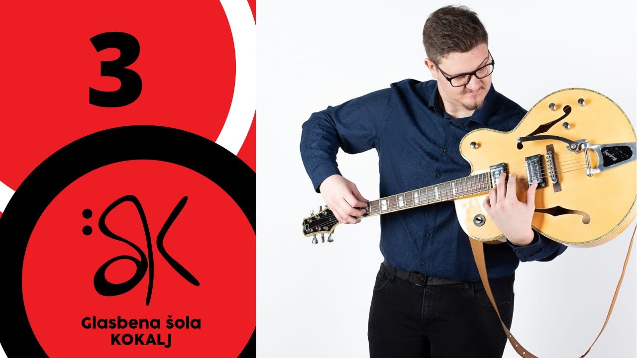 Kitarska lekcija - narodnozabavna glasba - B ES AS spremljava #3