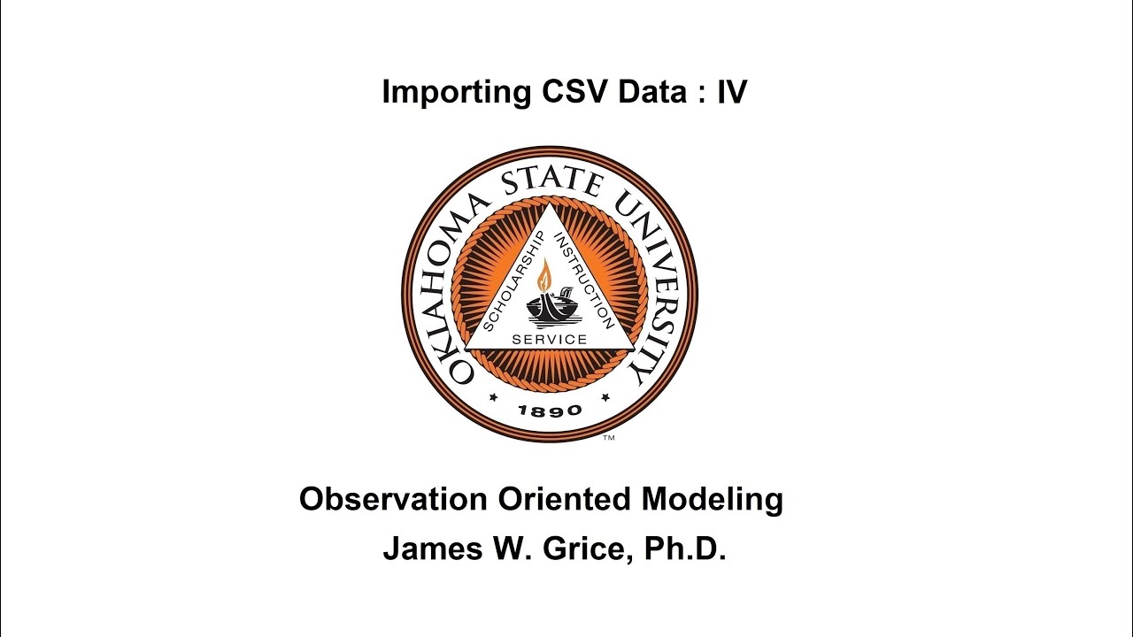 Import CSV and Excel Data: Defining Orderings and Units in OOM