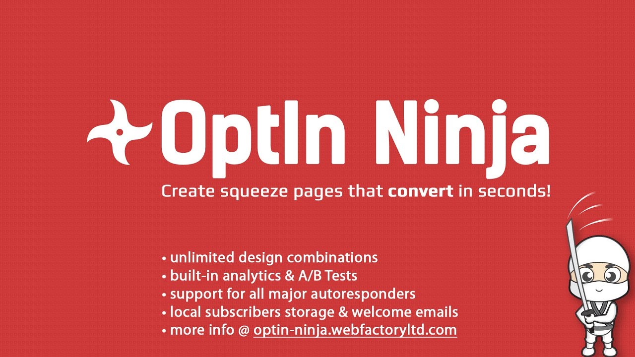 OptIn Ninja - Create Squeeze Pages that Convert