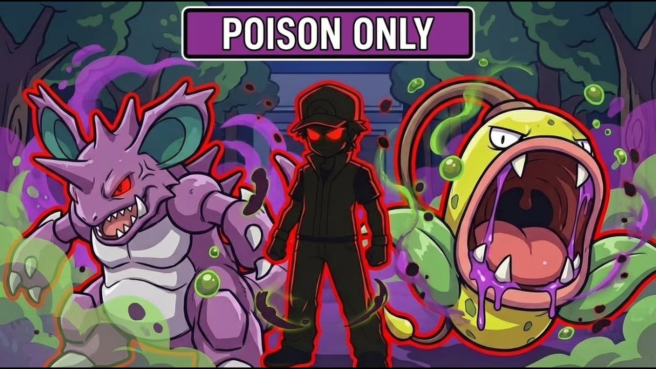 Can I beat Pokemon FireRed and LeafGreen using ONLY POISON TYPE'S? (Hardcore Nuzlocke)