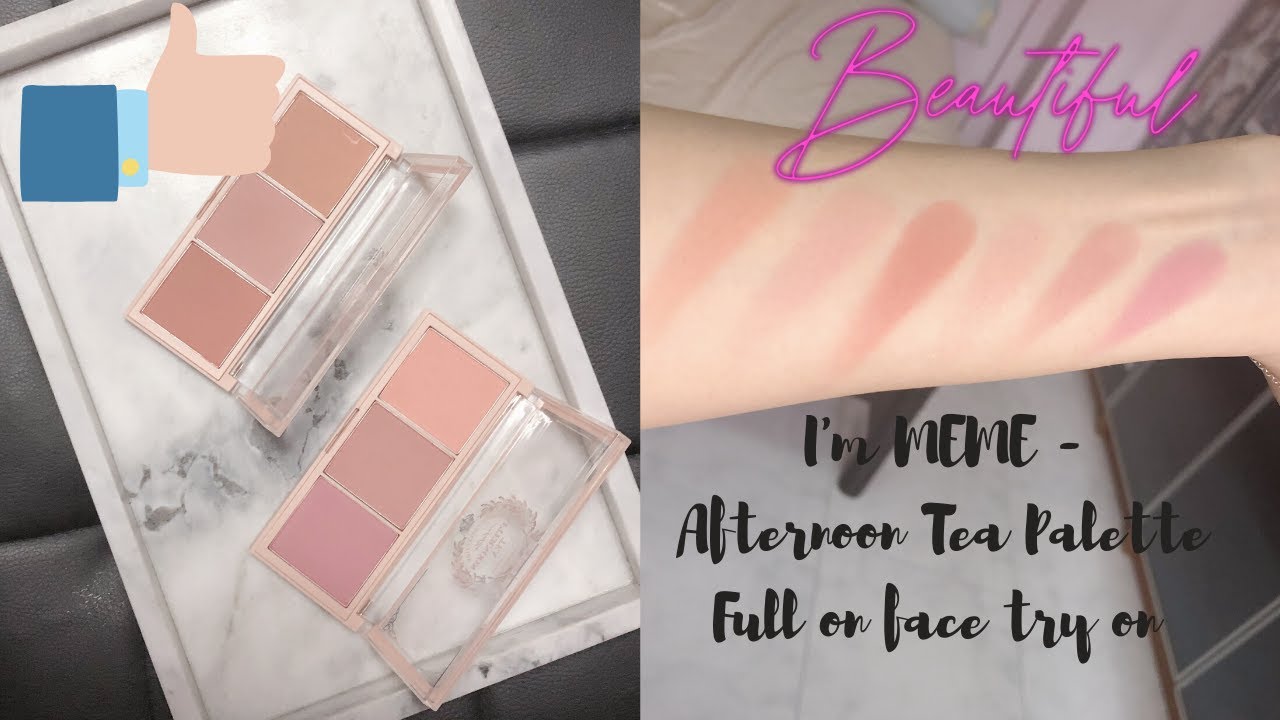 NEW I'm MEME Afternoon Tea Palette VS OLD Swatches