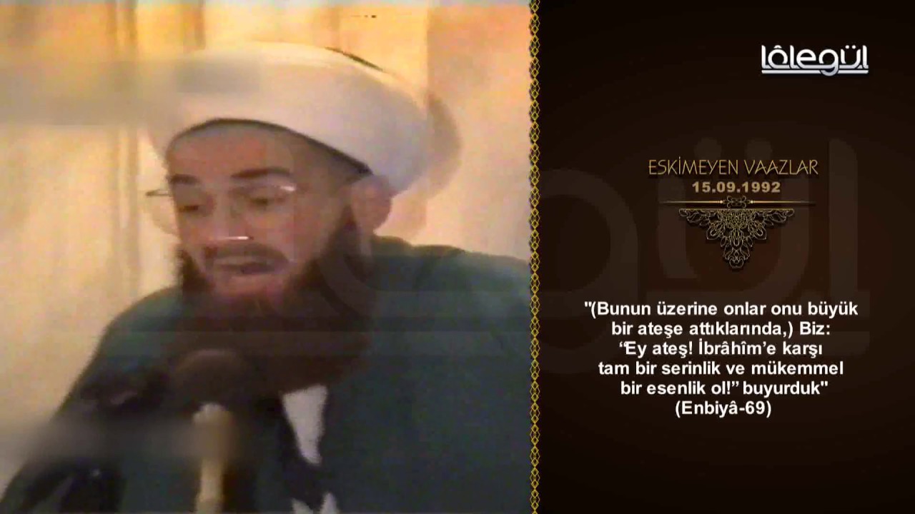 15 Eylül 1992 Tarihli Eskimeyen Vaazlar Yasin-i Şerif 1 - Cübbeli Ahmet Hocaefendi Lâlegül TV
