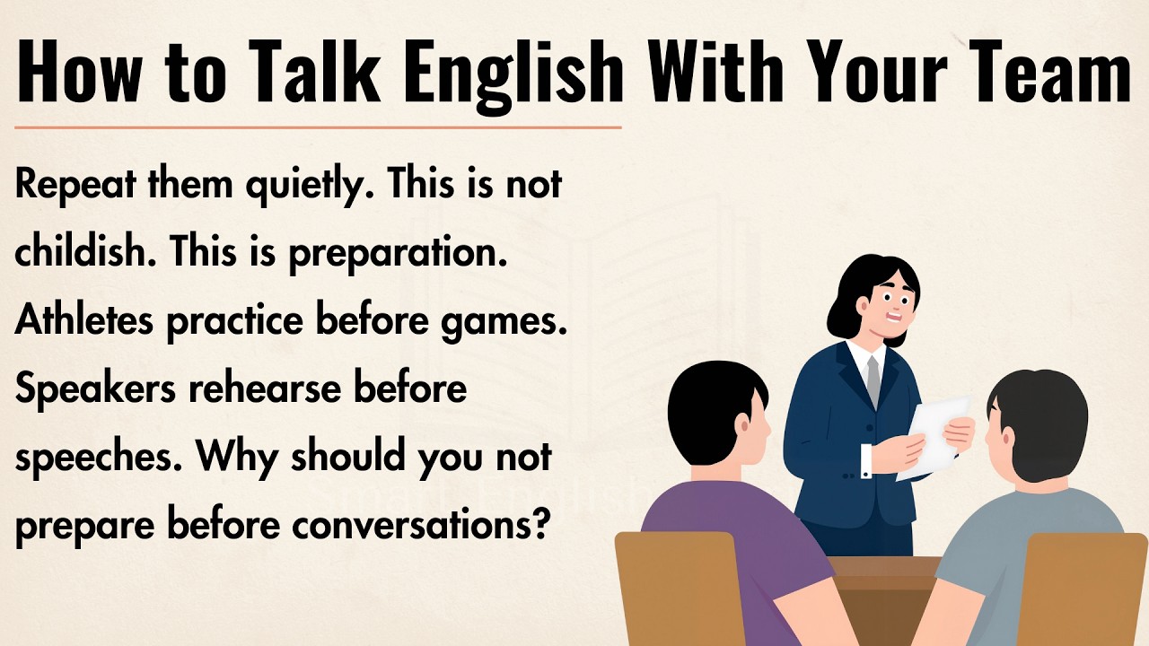 How to Talk English With Your Team | Listening Practice | Improve English