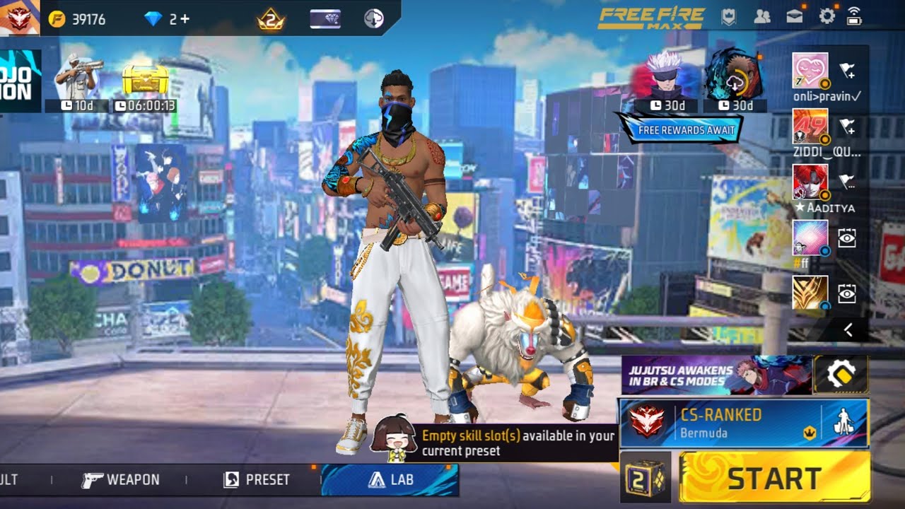 Free fire Max online live youtube channel