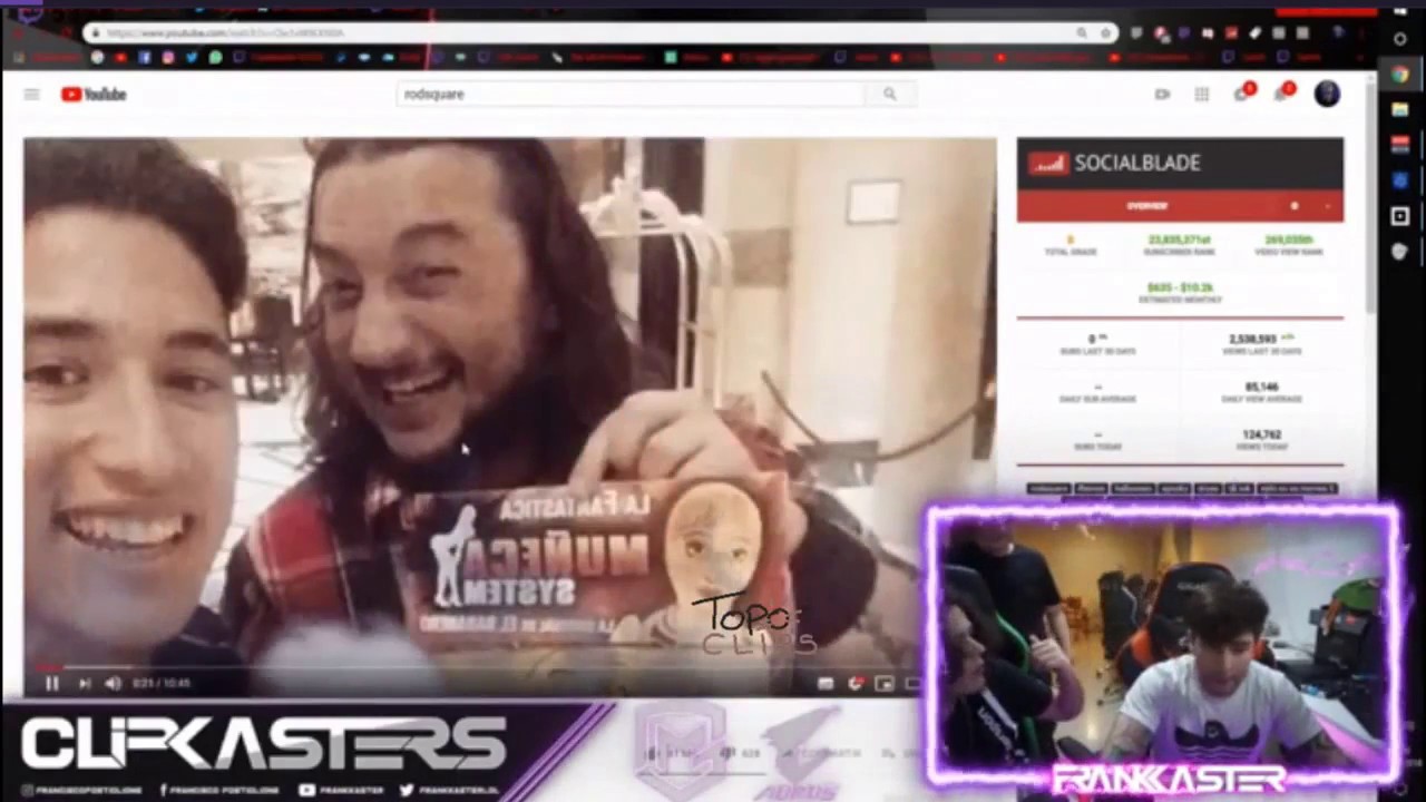 FRANKKASTER REACCIONA A RODSQUARE || ESTE VIDEO ES DE HALLOWEEN