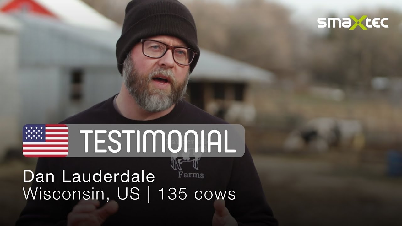 smaXtec | Testimonial | Lauderdale Farm, Dan Lauderdale, Wisconsin, US