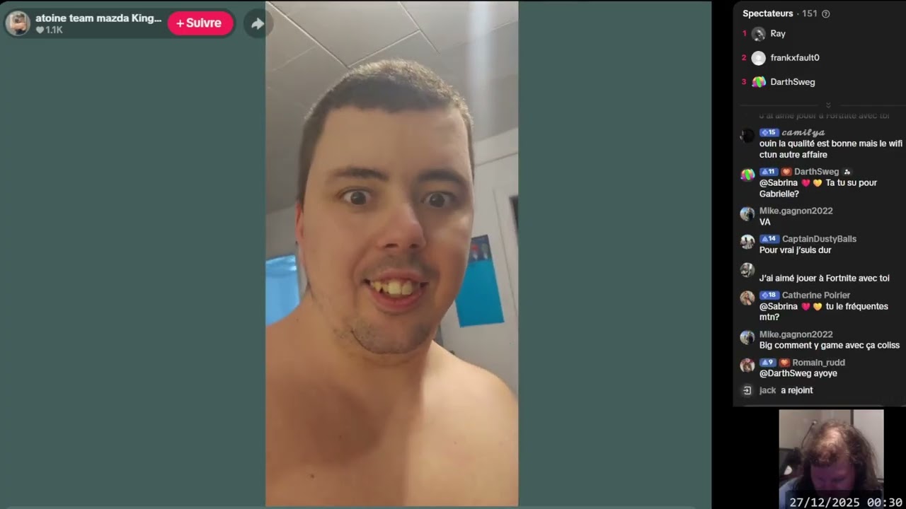 VOD TikTok du 27 décembre 2025