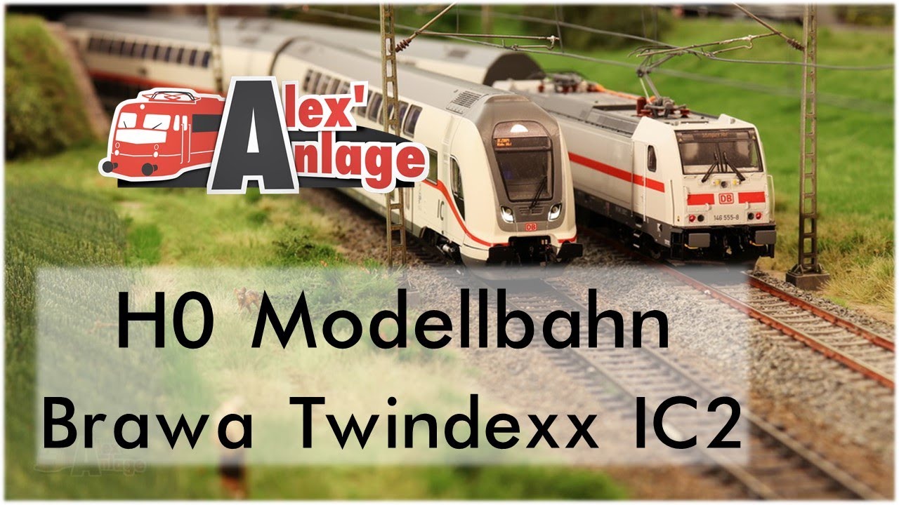 H0 Modellbahn - Brawa IC2 Twindexx 44504, 44505, 44506, 43902 Br 146 Sound