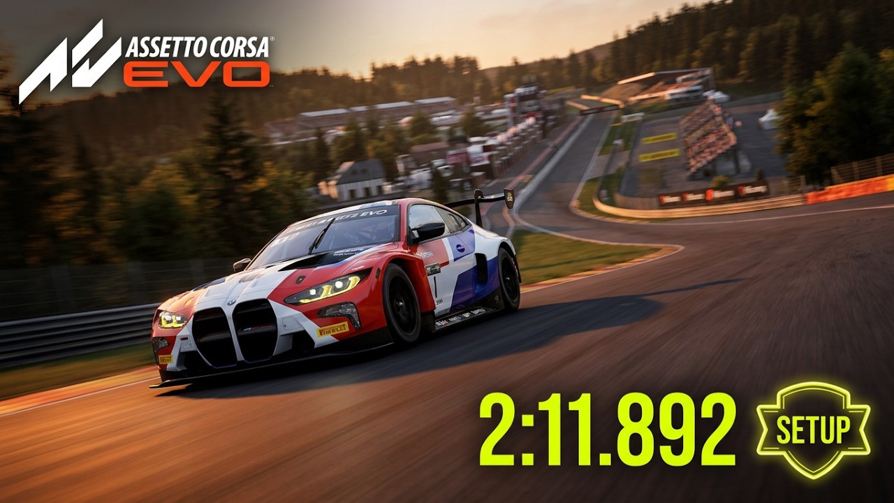 AC EVO HOTLAP + SETUP - BMW M4 GT3 EVO at SPA - 2:11.892