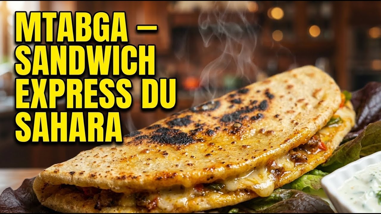 MTABGA – SANDWICH EXPRESS DU SAHARA 🌶️🥙 Pâte sans pétrissage ni levure | Plat traditionnel Touareg