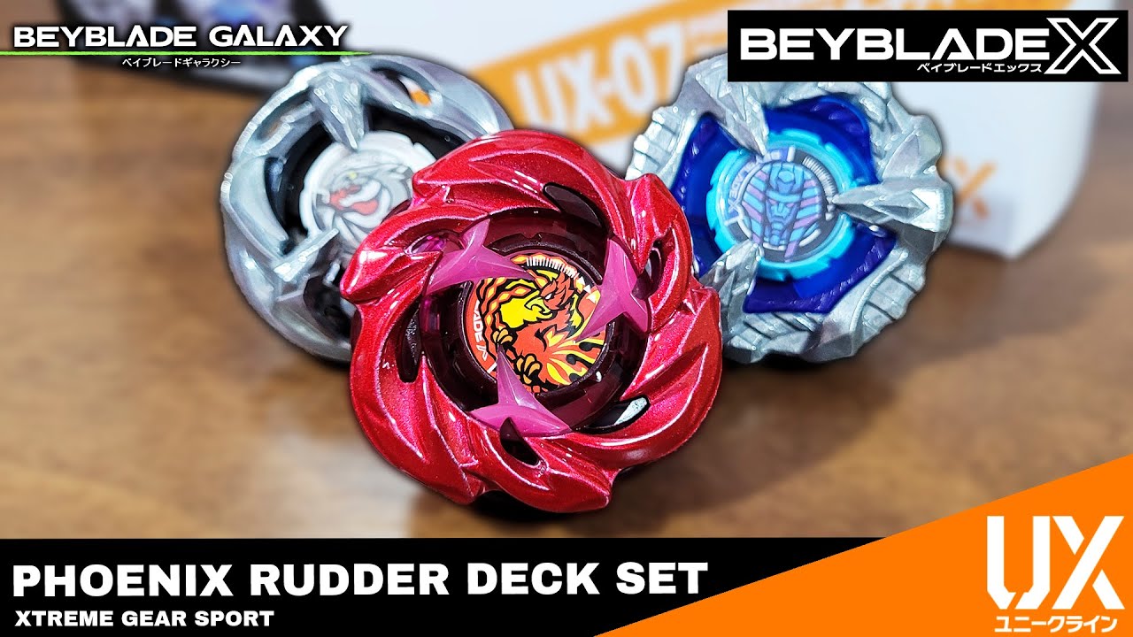 Análise UX-07 PHOENIX RUDDER DECK SET [Beyblade X]