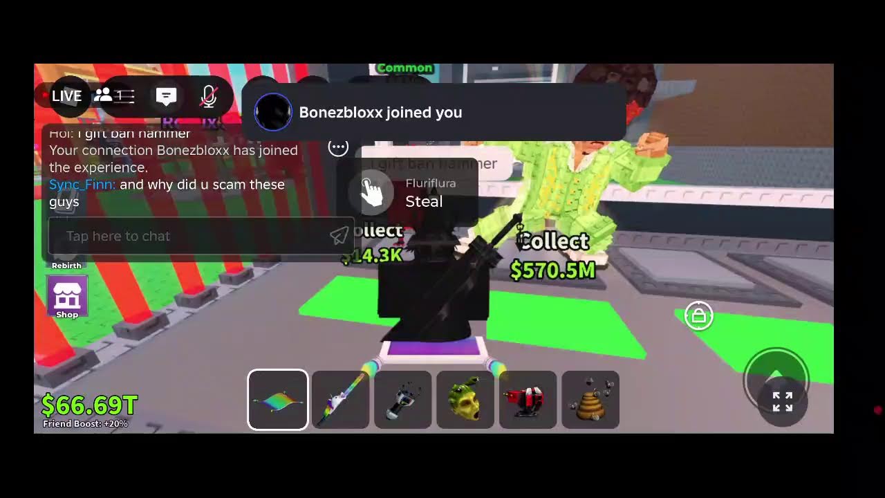 am live rn join upp