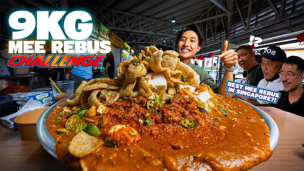​​INSANE 9KG MEE REBUS CHALLENGE - Hari Raya Special! | BEST MEE REBUS IN SINGAPORE?!