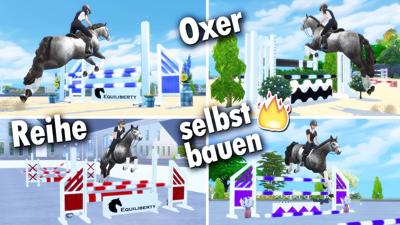 Springplatz mit EIGENEN Hindernissen! 🤩🐎 Sims 4 Pferderanch 🔥 Speedbuilt | neuer CC Mod