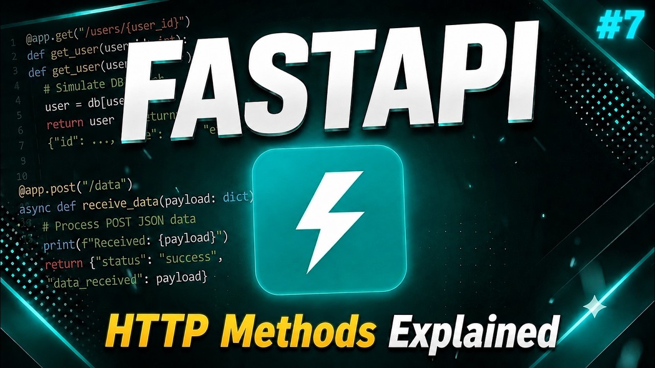 Урок по FastAPI №7 &mdash; Разбор HTTP-методов | GET, POST, PUT, PATCH и DELETE [2026]