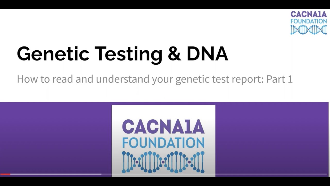 How to read your genetic test report Part 1