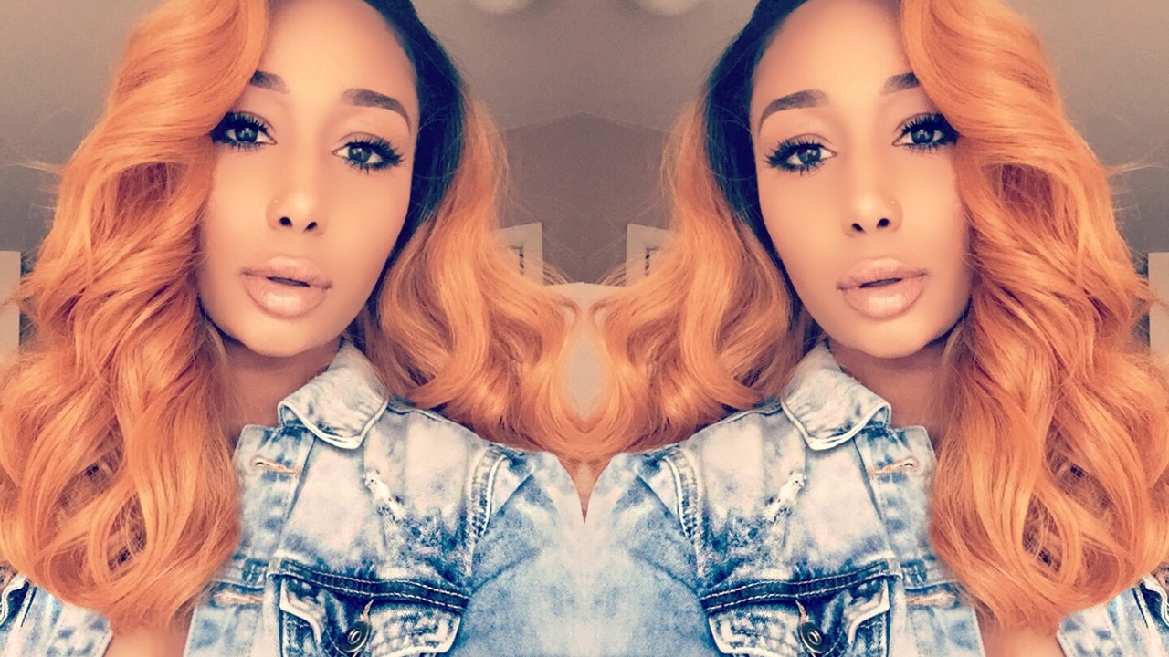 Come Thru Orange Hair| FNH| GLS102 Wig