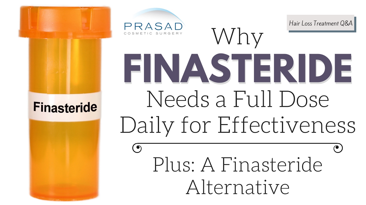Effectiveness of Half a Dose of Finasteride to Treat Hair Loss