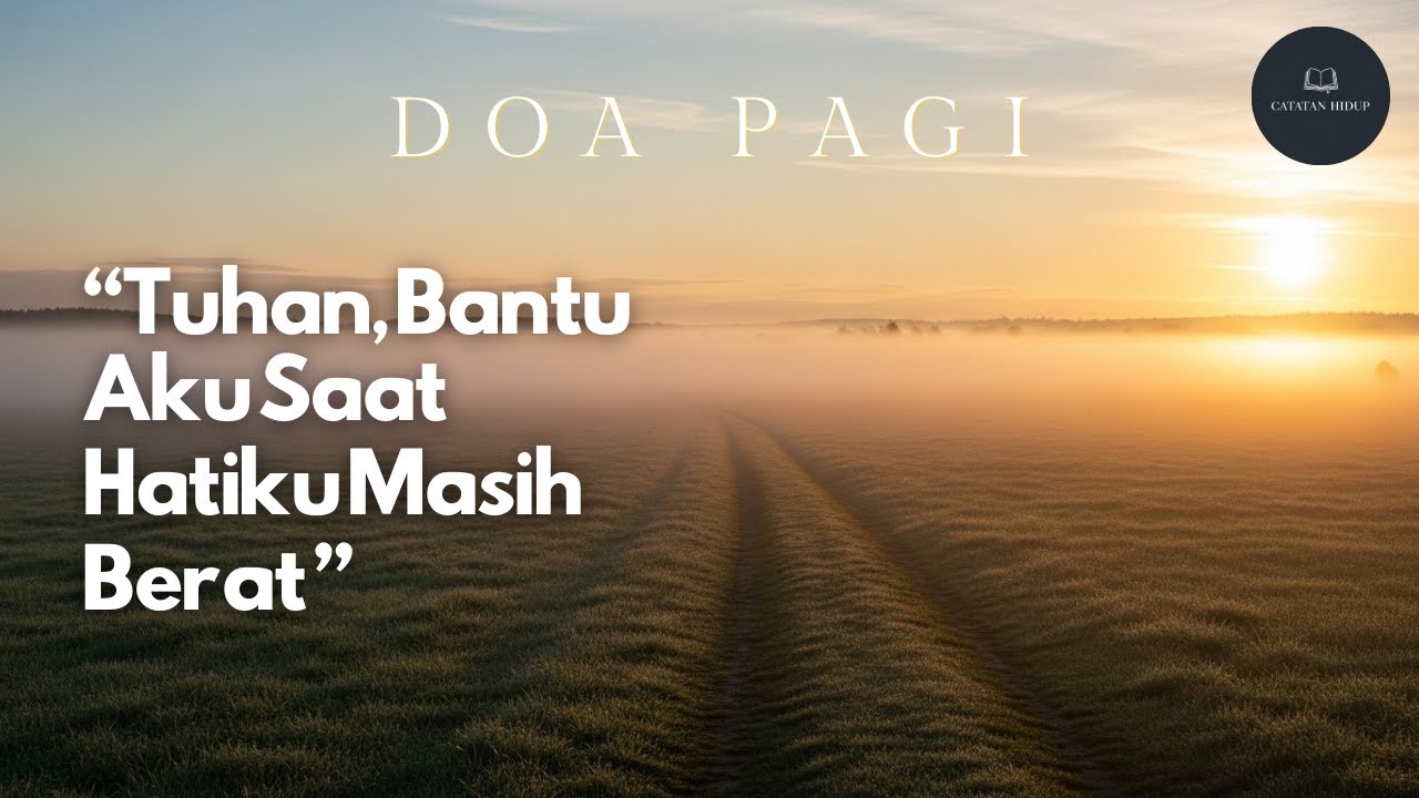 Tuhan, Bantu Aku Saat Hatiku Masih Berat  |  Doa Pagi