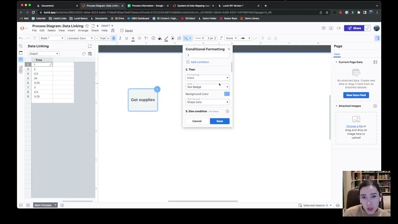 Smart data linking: Build automated diagrams in Lucidchart