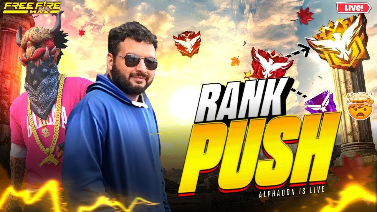 Serious Grand Master Region Push with AlphaDon - AlphaDon is Live - Telugu Gaming Live #freefire #ff