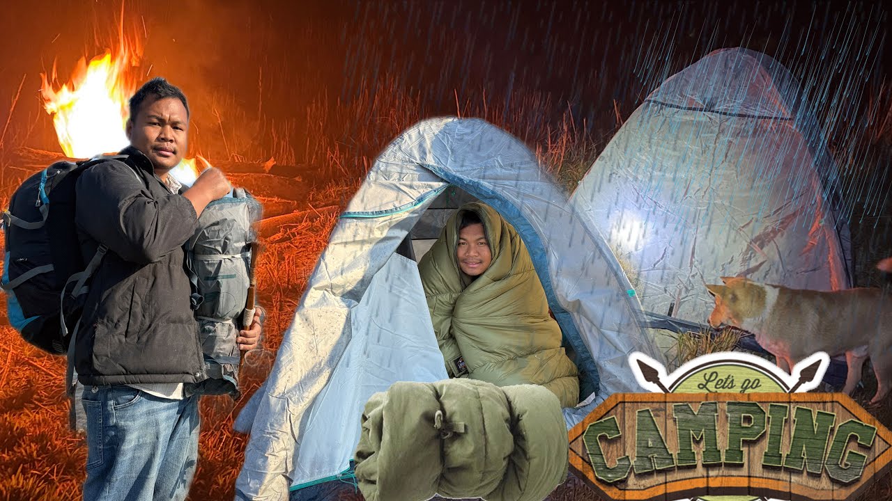 My First Camping Experience without Vegetables | My First Camping ⛺️ Video 