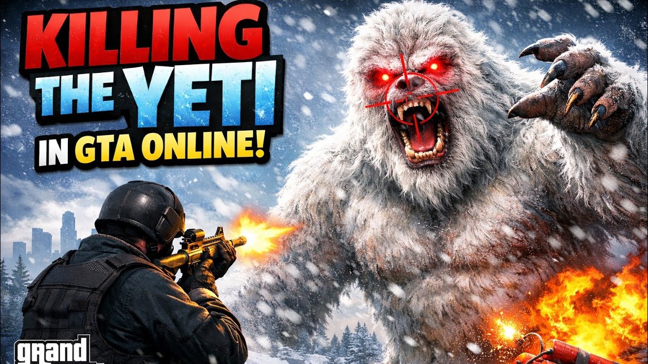 Killing The Yeti Part 1😱😱!!  || GTAV Online #9 || We Pro Gamerz