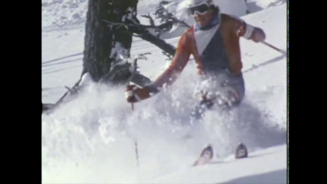 T&eacute;cnica esqu&iacute; en nieve profunda. A&ntilde;os 80. Extended.