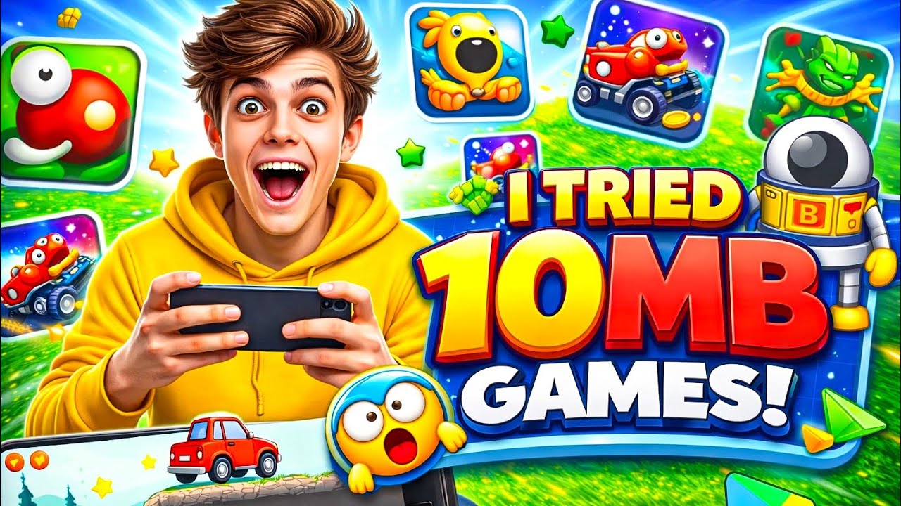I TRIED 10MB GAMES FROM PLAYSTORE🤣...