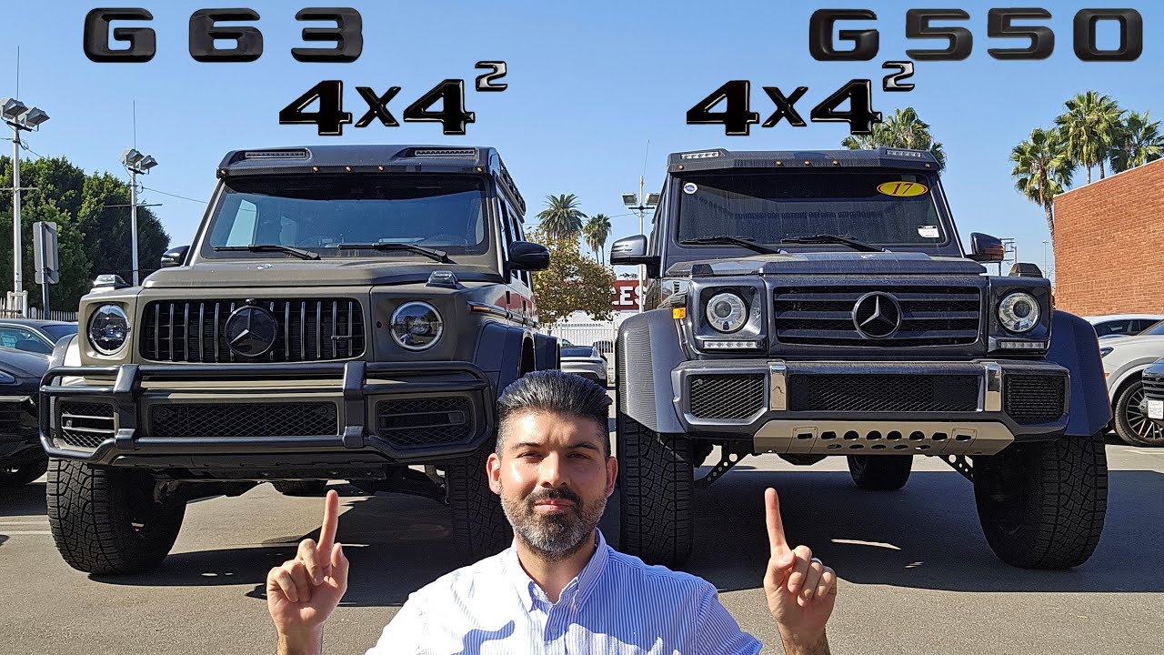 Мерседес G550 4x4² против G63 4x4²
