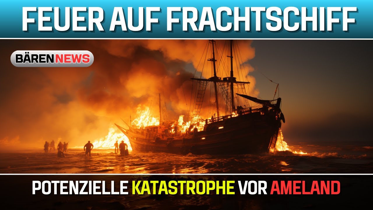 E-Auto brennt ein Frachtschiff nieder: Droht eine Umweltkatastrophe?