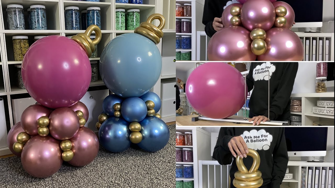 Balloon Christmas Ornaments