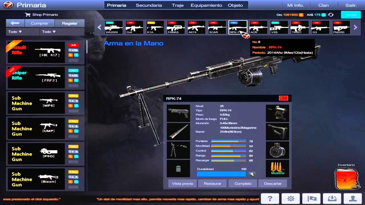 OP7 Cuenta | xlDeadlYSniperlx | Maestro de armas | Armas doradas| 1 MILLON DE ORO
