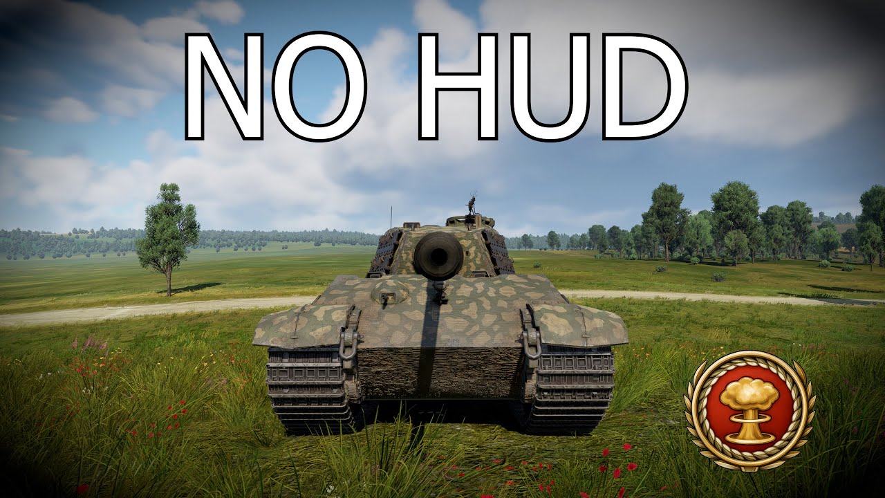 Trying To Get A Nuke With The King Tiger BLIND (NO HUD Challenge)
