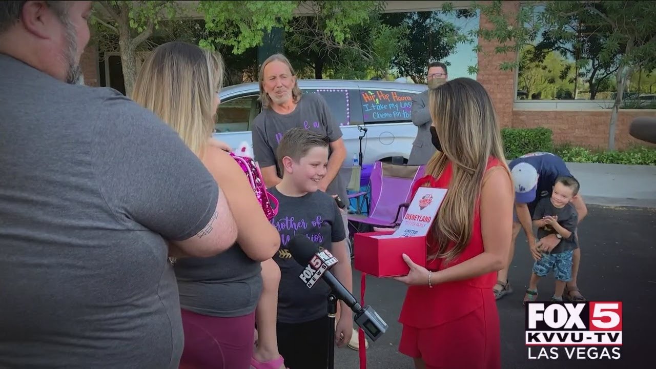 FOX5 Surprise Squad: Kindergartner Beats Cancer, Celebrates with BIG Donation