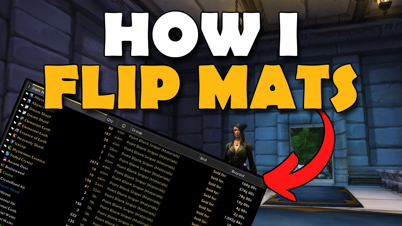 How I Am Flipping Materials To Make Gold in WoW