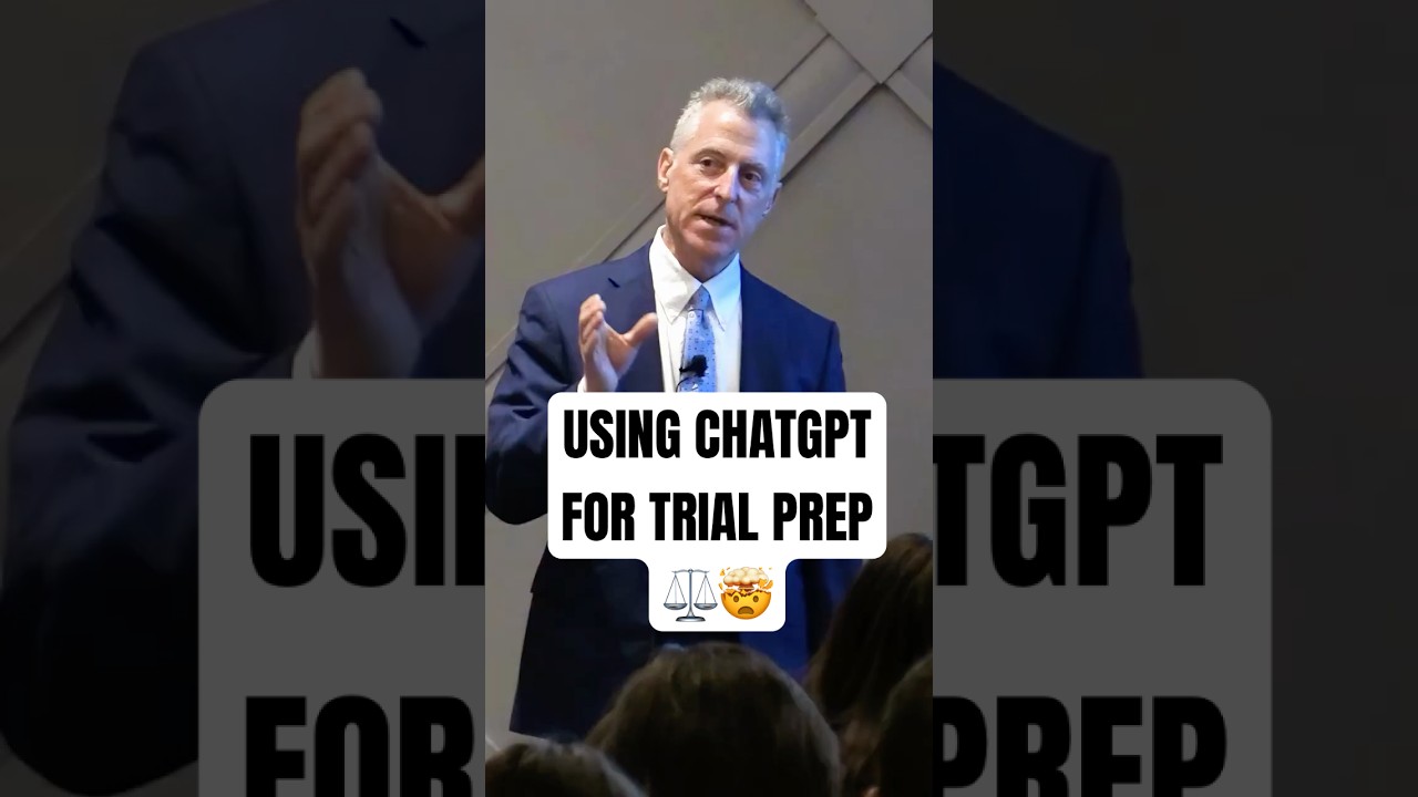 How Lawyers Can Use ChatGPT to Improve Their Trial Prep ⚖️👩&zwj;💻 #chatgpt #legal #ai